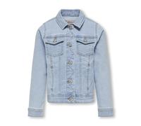 ONLY Konsara Light Blue Dnm Jacket Noos Chaqueta, Mezclilla De Color Azul Claro, 134 para Niños