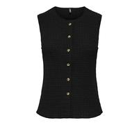 Only L Onlilse Life S Structure Vest Jrs Noos, Negro, Mujer