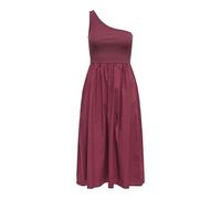 ONLY L Onliris Life S One Shoulder Dress Jrs, Ruby Wine, Mujeres