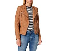 ONLY Leather Look Biker Jacket ONLAVA Leather Look Biker Jacket Toasted Coconut 34 Toasted Coconut 34