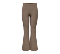 ONLY Onlfever Rib Flared Pants Jrs Noos, fósil, SW x 32L Mujeres