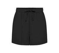 ONLY Linen Shorts Onljakiri-Pantalones Cortos de Lino Ptm, Negro, XL para Mujer
