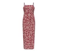 ONLY Linen Strap Dress WVN Onljakiri Vestido Midi de Lino con Tirantes, Tomate Secado al Sol, S para Mujer, Tomate seco al Sol, S