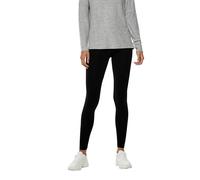 ONLY Live Love Life Leggings Mujer Leggins Negro 95% algodón, 5% elastán Estrechos