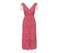 ONLY Long Dress Onlfernanda Life S/L Vestido Largo Wvn, Salsa, M Mujeres