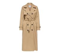 ONLY Long Trenchcoat Onldisa Life CC Otw-Gabardina Larga, Tannin, M Mujeres