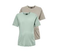 Only Maternity Camiseta 'OLMonly' taupe / menta S taupe / menta