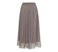 ONLY Maxi Falda Mujer Elegante Cintura Elástica y Plisada Moda y Comodidad, Color:Marrón, Talla:M