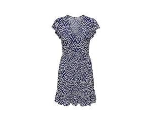 ONLY Minivestido ONLCLAUDETTE LIFE azul oscuro | L