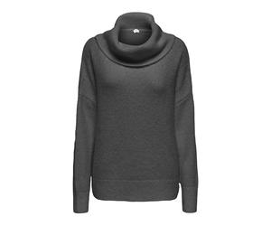 ONLY Mujer Onlazu LS Cuello Cowlneck KNT, Gris Oscuro, L