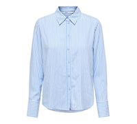 ONLY Mujer Onlberit Life L/S Camisa WVN Cuello Camisero Camisa de Manga Larga para Diario, Serenity, Large