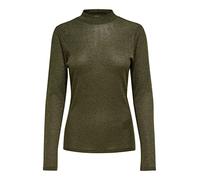 ONLY Mujer ONLDIANA L/S JRS Noos Top, Verde Ivy Green/Detail:Tono IN Tone Lurex, S, Ivy Green/Detalles: Tono en Tono Lurex., S