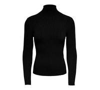 Only Jersey Onlkarol L/S Rollneckpullover Knt Noos - cuello alto, manga larga - Negro S