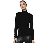 Only Mujer Onlkarol L/S Rollneckpullover Knt Noos suéter,Negro (Black Black),S