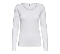Only Mujer Onllive Love Life L/s Oneck Top Noos Jrs Camiseta Not Applicable, Blanco, XS