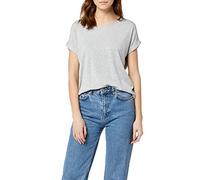 Only Mujer Onlmoster S/S Top Noos Jrs Camiseta, Gris (Light Grey Melange), L