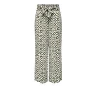 ONLY Mujer Onlpakja Life AOP Belt Pants WVN Pantalones De Corte Suelto con Cinturón En La Cintura, Bálsamo Verde, M