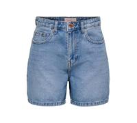 Only Mujer Onlphine Life Shorts BB Mas0001 Noos Pantalones Cortos Not Applicable, Light Blue Denim, L