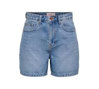 Only Mujer Onlphine Life Shorts BB Mas0001 Noos Pantalones Cortos Not Applicable, Light Blue Denim, M