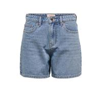 Only Mujer Onlphine Life Shorts BB Mas0001 Noos Pantalones Cortos Not Applicable, Light Blue Denim, S