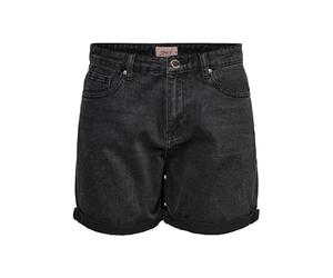Only Mujer Onlphine Life Shorts BB Mas0003 Pantalones Cortos Not Applicable, Black Denim, S