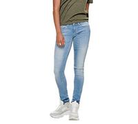 Only Mujer Onlpower Mid Push Up Sk Rea2981k Noos Vaqueros skinny, Light Blue Denim, XS / 32L