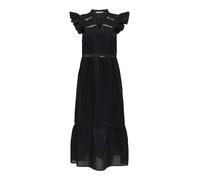 ONLY Mujer Onlsunny Capsl Frill Dress WVN Noos Elegante Vestido De Corte Regular con Volantes, Negro, M