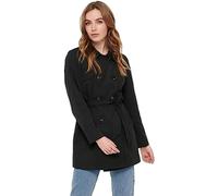 ONLY Mujer Onlvalerie Trenchcoat CC Otw Gabardina Not Applicable, Negro, M