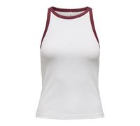 Only Mujer Onlvela Life S/L Top JRS, Blanco Brillante, M