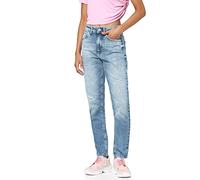 Only Mujer Onlveneda Hw Mom Rip Rep Rea931 Noos Jeans, Medium Blue Denim, XS / 30L