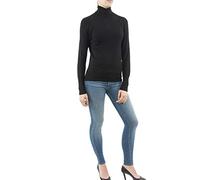 Only Mujer Onlvenice L/S Rollneck Pullover Knt Noos Camiseta cuello alto, Negro (Black Black), XS
