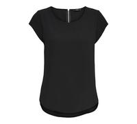 Only Mujer Onlvic S/S Solid Top Noos Wvn Camiseta, Negro (Black Black), 40