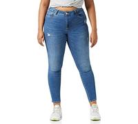 ONLY Onlwauw Life Mid Skinny Bj114-3 Vaqueros, Medium Blue Denim, 34 Large para Mujer