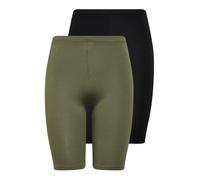 ONLY Mujer Pantalones Cortos Mini Leggings Pack 2 Unidades Deportivos Ciclista S