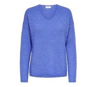 ONLY Mujer Suéter Tejido Básico Cálido Stretch Manga Larga Cuello en V ONLCAMILLA., Color:Azul-3, Talla:M