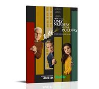 Only Murders in The Building- Pósteres impermeables para pared, impresión en casa, a prueba de humedad, fácil de instalar y resistente a la decoloración, estilo marco, 50 x 75 cm