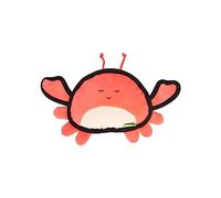 Only Natural Pet Clara The Crab - Juguetes de peluche reciclados de criaturas marinas, 11 x 6 pulgadas