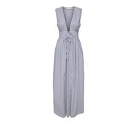 ONLY Neck Dress Wvn Onlsiska Life SL-Vestido Maxi con Cuello en V, Blanco Brillante, XL Mujeres