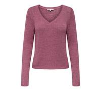 ONLY Neck Onlgeena L/S Cuello en V Knt Noos, Heather Rose, M para Mujer