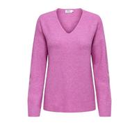 ONLY Neck Pullover Onlcamilla Cuello en V L/S Jersey Knt Noos, Súper Rosa, L para Mujer