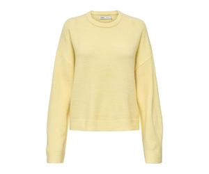 ONLY Neck Pullover Onlsimoni L/S Knt Noos-Jersey de Cuello Redondo, Amarillo Pastel, L para Mujer