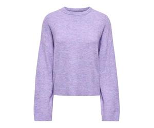 ONLY Neck Pullover Onlsimoni L/S Knt Noos-Jersey de Cuello Redondo, Chinese Violet, XL para Mujer