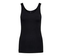 ONLY NOS Mujer 15095808 Camiseta sin Mangas Not Applicable, Negro (Black Black), 42 (Talla del Fabricante: Large)