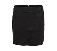 Only Nos Mujer Onljulie Fauxsuede Bonded Skirt Otw Noos Falda Not Applicable, Negro (Black Black), X-Small (Talla del Fabricante: 34)