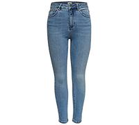 ONLY NOS Mujer Onlmila HW SK ANK Jeans Bj13502-1 Noos Vaqueros Skinny Not Applicable, Azul (Light Blue Denim Light Blue Denim), 34 /L30 (Talla del Fabricante: 26)