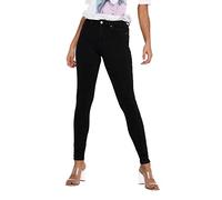 ONLY NOS Mujer Onlpower Mid Push Up SK BB Rea3659 Vaqueros Skinny Not Applicable, Negro (Black Black), 40/L32 (Talla del Fabricante: Large)