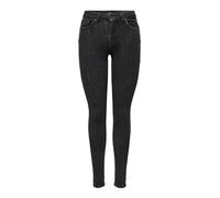 ONLY NOS Mujer Onlpower Mid Push Up SK Jea Rea3722 Noos Vaqueros Skinny Not Applicable, Gris (Medium Grey Denim Medium Grey Denim), 36 /L30 (Talla del Fabricante: Small)
