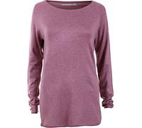 Only Onlmila Lacy L/S Long Pullover Knt Noos Suéter, Rosa (Mesa Rose/Melange), L para Mujer