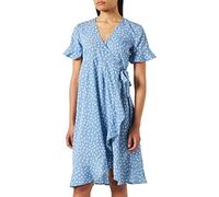 ONLY Olmolivia S/S Wrap Dress Wvn NP Vestido, Allure/AOP: Fiona Ditsy, M para Mujer