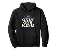 Only One King Bold Crown American Graphic Gift tee para Hombre Sudadera con Capucha